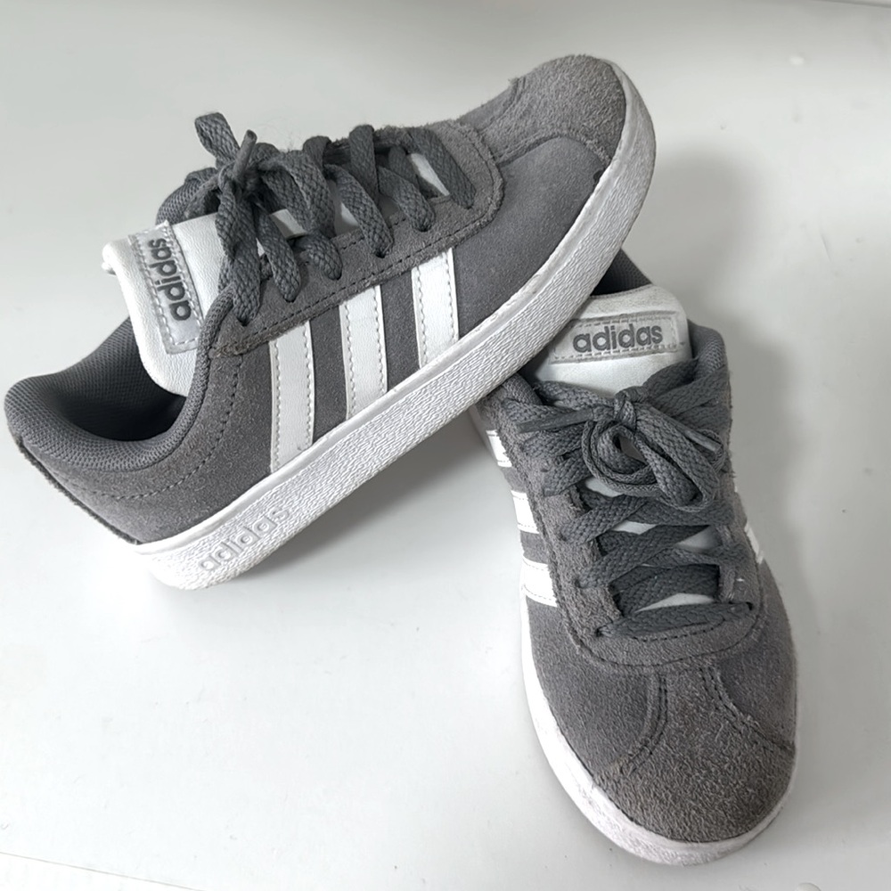 Adidas VL COURT 3.0 Ligth Grey/White Kids Shoes ID6314